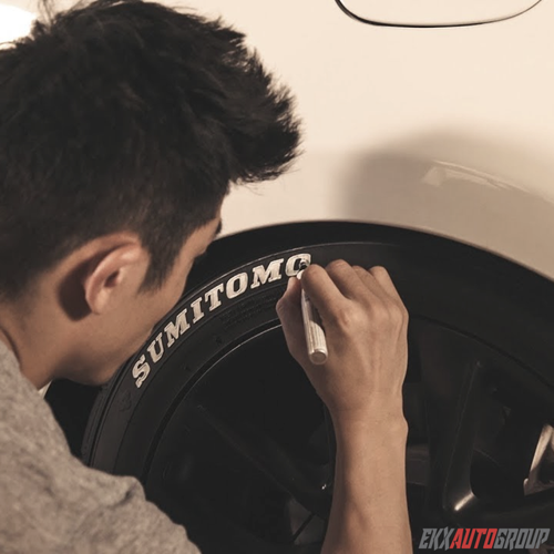 Tire Permanent Paint Marker Pen Car Tyre Rubber Universal Waterproof Oil Based - Picture 2 of 22