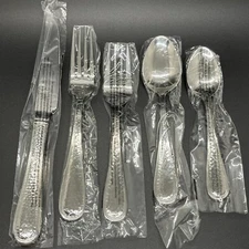 Brand New Reed & Barton Dorado Single Place Setting 5-Pc Glossy Stainless Steel