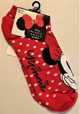 No Show Socks - Size 4 to 10 - Disney - Minnie Mouse - S084