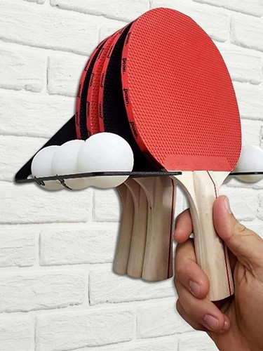 Table Tennis Storage Rack, Table Tennis Ball Wall Hanger Display Shelf Replace