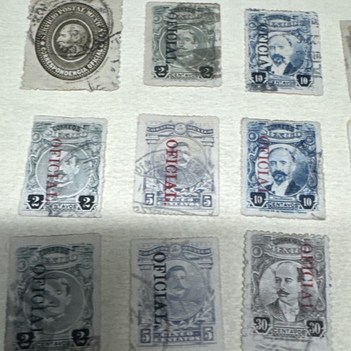 Mexico Official Group Used Hinged ( Lot 26 File 136) - Picture 2 of 6
