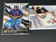 Moises Ballesteros Chicago Cubs Auto Signed 2023 Bowman Inception