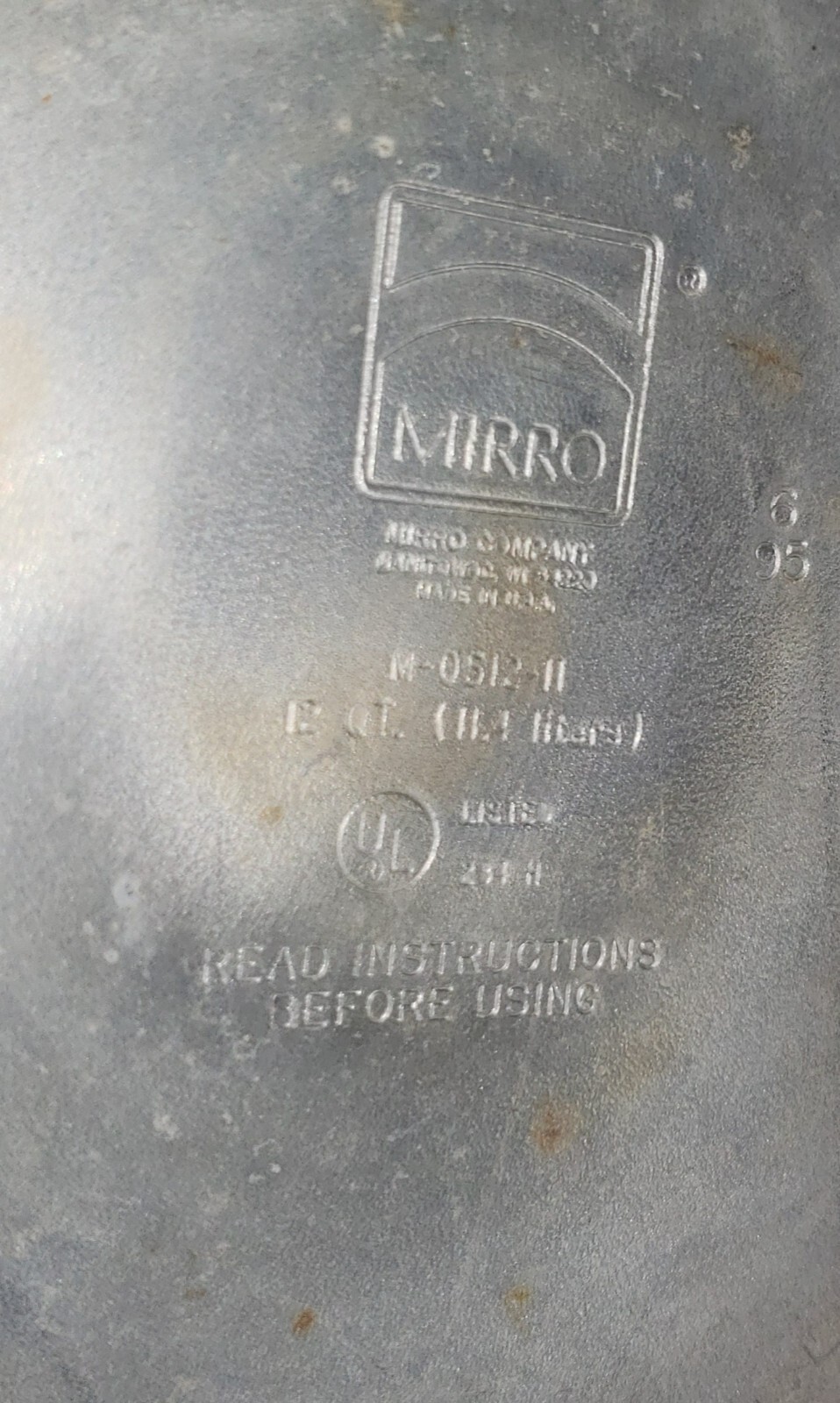 Vintage Mirro 12 Quart Pressure Canner Cooker M051211 eBay