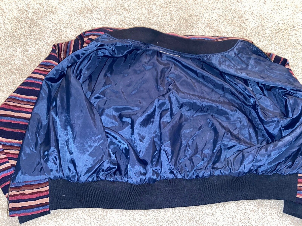 Tres Beau International Vintage Womens Satin Bomber Jacket Rare 