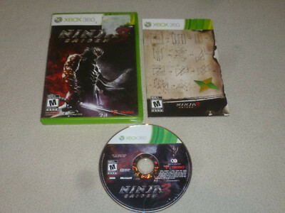  XBOX 360 VIDEO GAME NINJA GAIDEN 3 MICROSOFT COMPLETE W CASE & MANUAL CIB TECMO