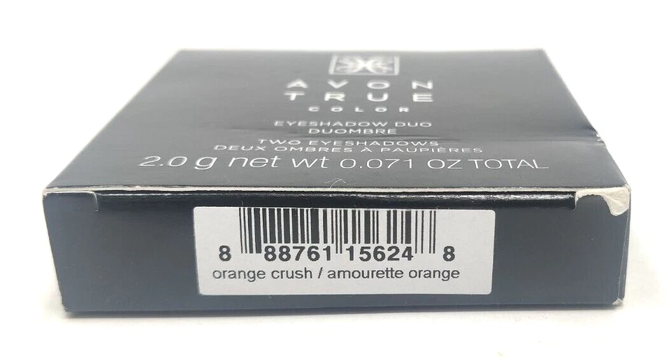 Avon True Color Orange Crush Eyeshadow Duo 2 g 0.071 oz New Old Stock NOS NIB - Image 3 of 3