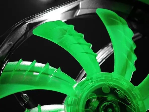 COUGAR CFD140 GREEN LED 140MM 3-Pin Cooling Fan Hydraulic-Bearing (CF-D14HB-G) - Image 3 of 3