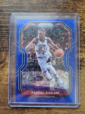 2020-21 Panini Prizm Fast Break Blue Pascal Siakam /175 Pacers Raptors SP