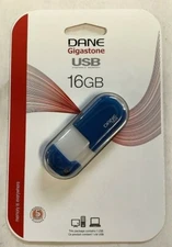 NEW Dane-Elec DA-ZMP-16G-CA-G2 16 GB USB Flash Drive - Blue/White