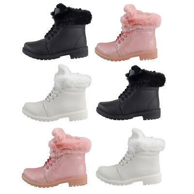 Mädchen Winterboot Stiefel Winterschuhe Warm Winterstiefel Kunstfell 31 32 33