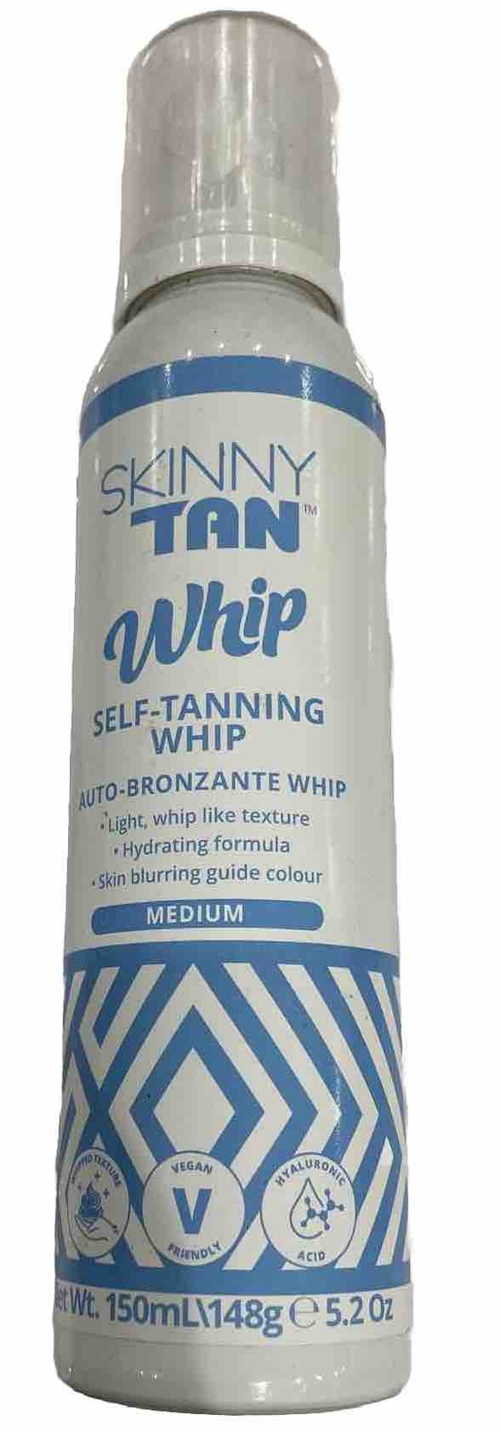 SKINNY TAN SELF-TANNING WHIP MEDIUM 150ML - Brand New