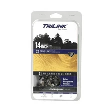 TRILINK S52.043 14" Saw Chain fits Craftsman/Echo Poulan Homelite 2-PACK