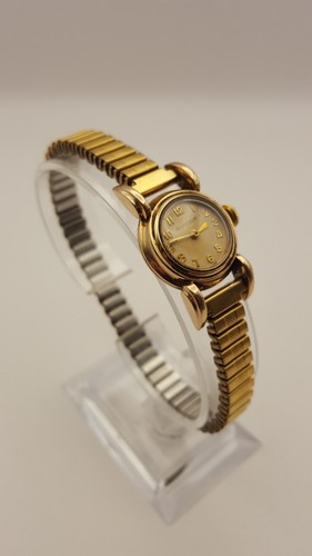 VINTAGE SWISS JAEGER LECOULTRE 9CT YELLOW GOLD MANUAL WINDING LADIES DRESS WATCH - Picture 12 of 24