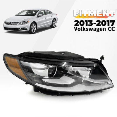 #ad For 2013 2017 Volkswagen CC HID Xenon Headlight w LED Headlamps Passenger Side $291.99