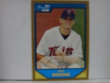2007 (TWINS) Bowman Prospects Gold #BP95 Brian Duensing