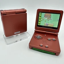 Gameboy Advance SP Red AGS-001 or IPS *CHOOSE BUTTONS* Glass Lens New Battery