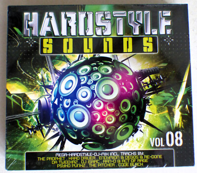 HARDSTYLE SOUNDS Vol.08 - 3 CDs * Code Black, The Prophet, Recoder, The Pitcher