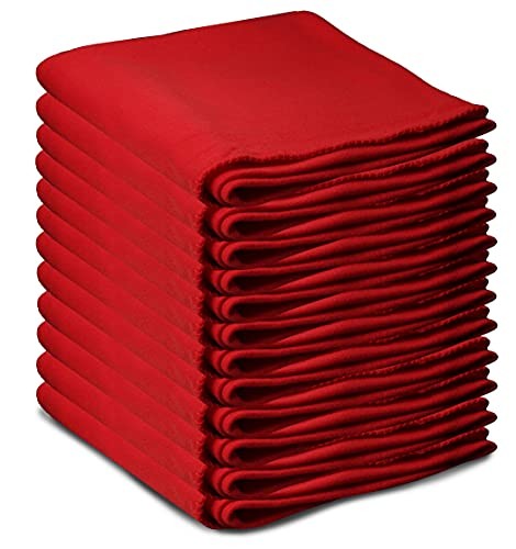 12 Stück Großpackung weiche Fleecedecken, kuschelig warme Überwurfdecke, (50 x 60) - Bild 1 von 52