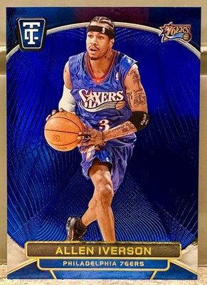 JERSEY # MATCH!  2024-25 Totally Certified Allen Iverson Blue 3/199! 76ERS!