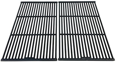 Gas Grill Cast Iron Cooking Grid, 2 pcs, for Brinkmann & Others, 66662