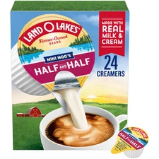 Land O Lakes Mini Moo Half and Half Creamer Singles 7.3 Fl Oz Pack of 1