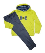 Under Armour Youth XL Fleece Logo Hoodie  Athletic Joggers Outfit