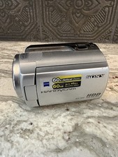 Sony Handycam DCR-SR47 HDD SD Camcorder 60x Zoom 2.7" LCD USB Silver. Works  