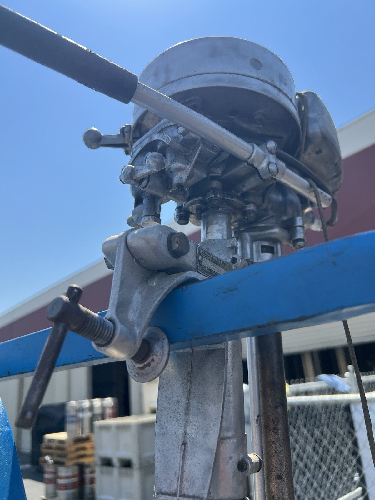 EVINRUDE ELTO Outboard Boat Motor - Small And Untouched Or Messed With