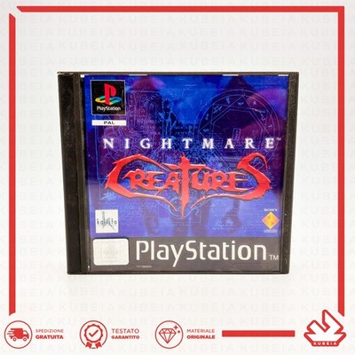 NIGHTMARE CREATURES - ITALIAN - COMPLETE FIRST PRINT - SONY PLAYSTATION 1 PS1