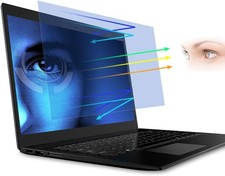 FILMEXT 2 Pack 15.6" Laptop Screen Protector Eye Protection Anti Glare Anti Blue