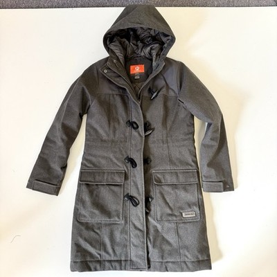Merrell Haven Redux Duffle Waterproof Toggle Coat Women s Small Hooded Insulated