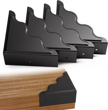 4pcs Table Metal Corner Protectors Minimalist Desk Cabinet Furniture Edge Guards