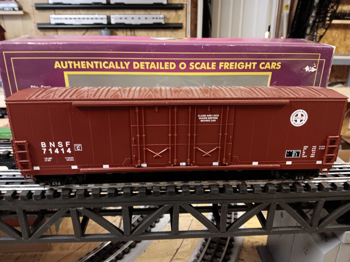 Wagon BNSF Mail Box Car 79469 – Échelle O 3 Rails – MTH – Occasion
