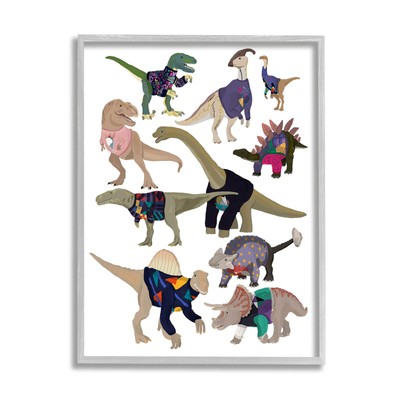 Quirky Sweater Trend Dinosaurs Vintage Style Fashion, Design by Hanna Melin