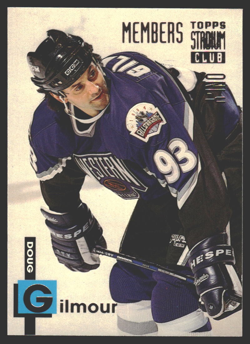 Doug Gilmour #21 1994-95 Stadium Club Members Only 50 Toronto Maple Leafs
