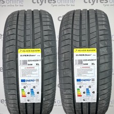 2X New 225 45 17 BLACKARROW P16 94W XL 225/45R17 2254517 *C/C RTAED* (2 TYRES)
