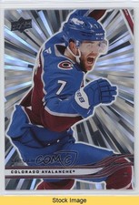 2025-26 Upper Deck Series 1 Outburst Devon Toews #38 READ f6d