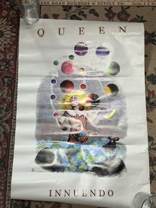 Queen Innuendo Promo Poster 18 X 27 1991 Original Vintage Rare
