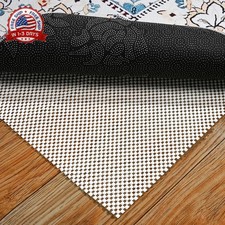 Non Slip Rug Pad Gripper 9X12 FT for Hardwood Floors, Eco-Friendly Anti Skid Mat