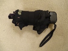 Radley geometric design black compact handbag briefcase umbrella