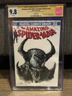 Johnny Desjardins Venom  sketch The amazing Spider-Man Blank SS CGC 9.8