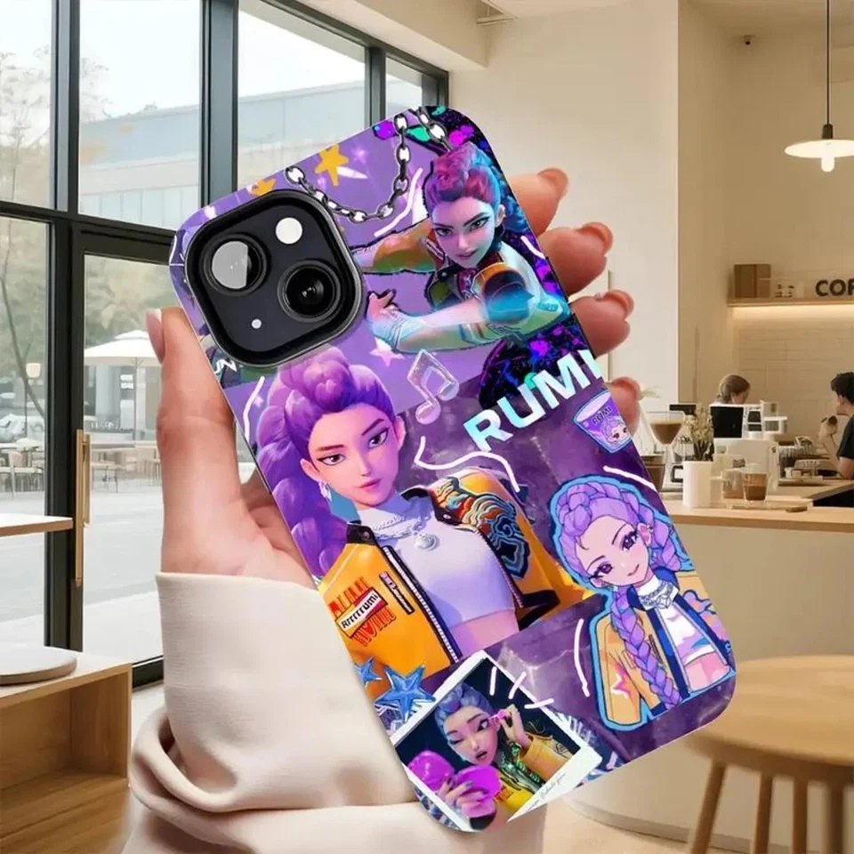 Estuche resistente Kpop Demon ventilador gif 2025 funda para teléfono Foto 3 de 3