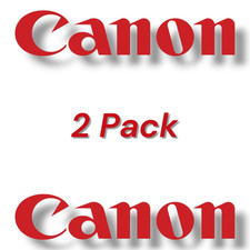 Canon Decal 2 Pack Set - High Quality Vinyl Sticker - Waterproof 2  or 4  