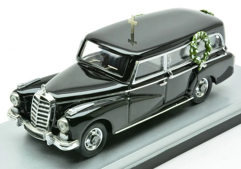 Mercedes 300D Hearse Carro Funebre 1960 1/43 RIO4769 Made in Italy - Immagine 2 di 2