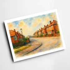 A3 PRINT - Chadwick Avenue, Allenton - Vintage Art Style