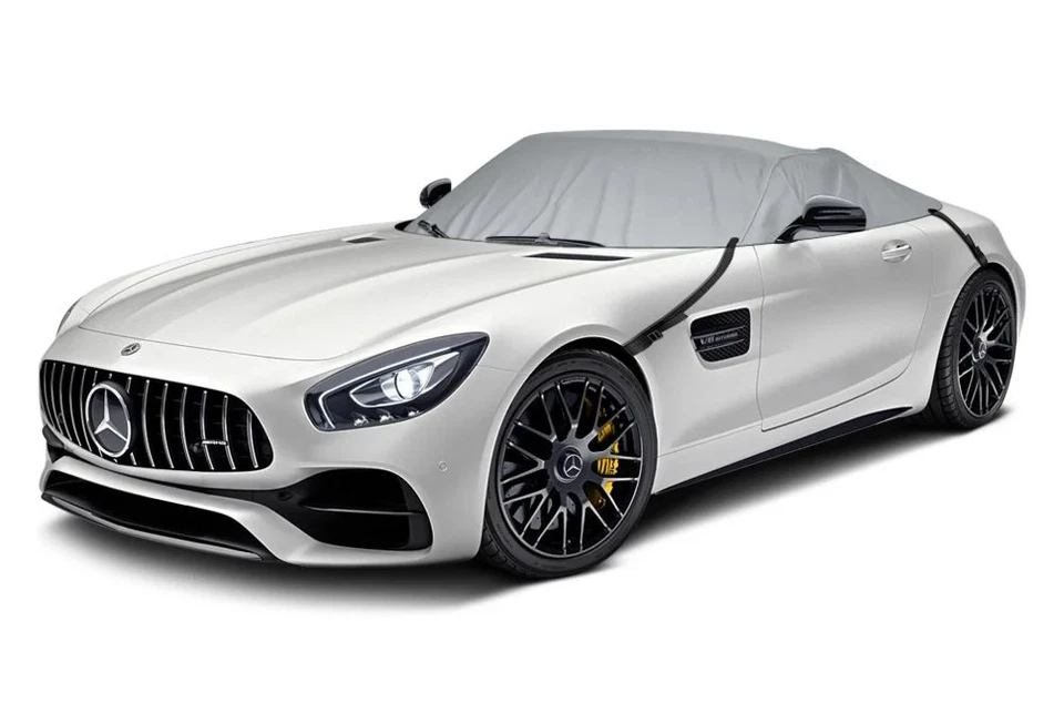 For Mercedes-Benz CLK550 07-09 WeatherShield HP Gray Custom Interior Car Cover - Image 2 of 4