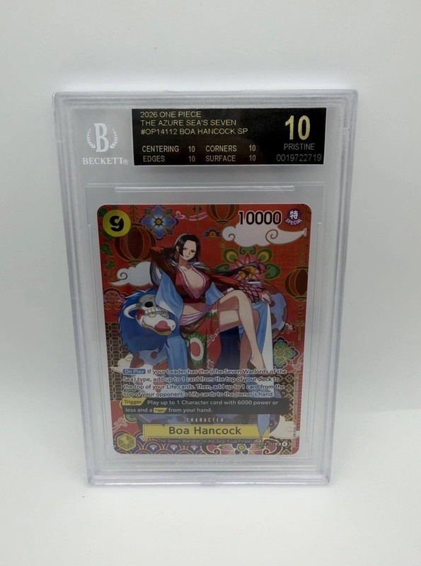 BOA HANCOCK SP OP14-112 BGS BLACK LABEL PRISTINE 10 ONE PIECE