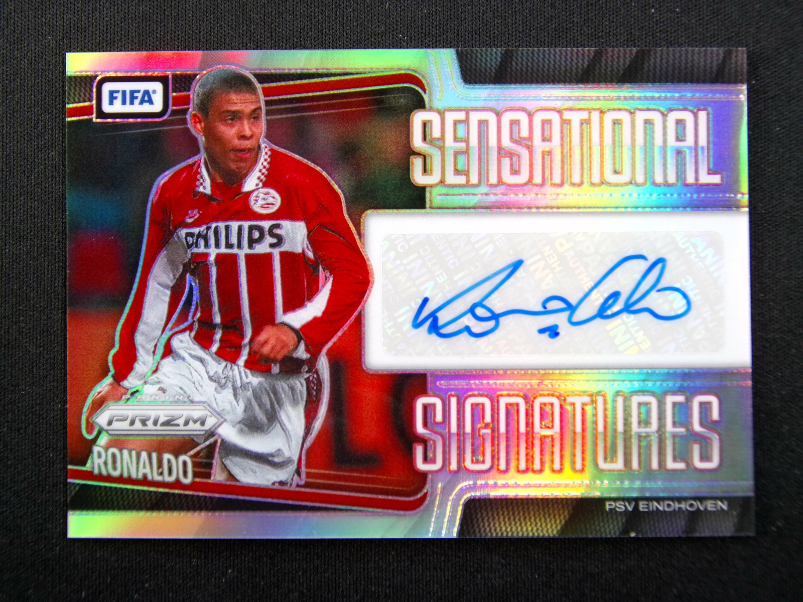 2025-26 Panini Prizm FIFA Ronaldo Brazil Sensational Signatures Auto Silver /99