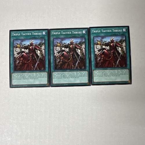 Triple Tactics Thrust L26D-ENS23 YuGiOh Legendary Modern Decks 2026 card