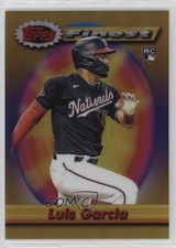 2021 Topps Finest Flashbacks Gold Refractor 35/50 Luis Garcia #169 0nr3